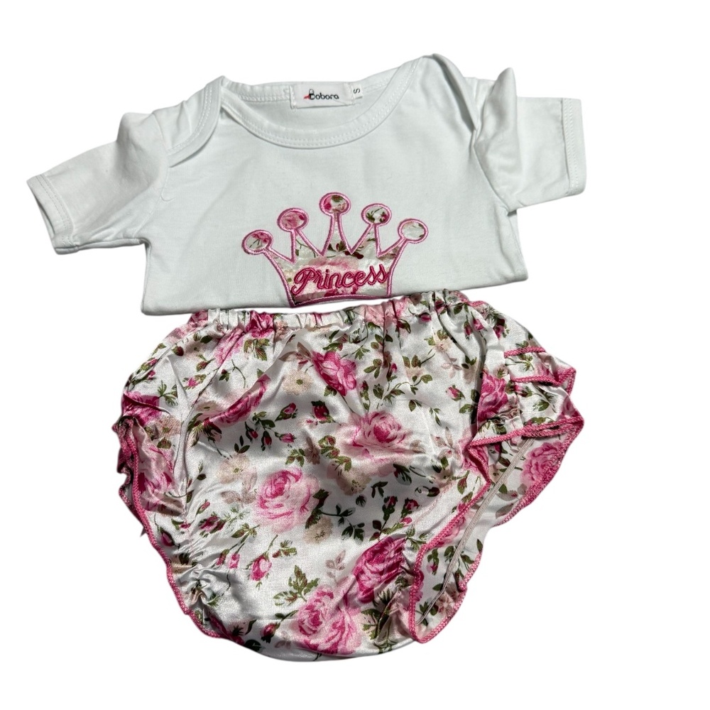 Bobora Baby Girl Princess 2-Piece Set
